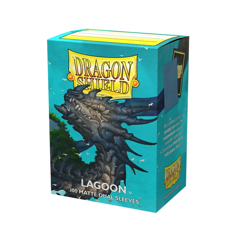 Dragon Shield - Standard Size Dual Matte Sleeves (100 Sleeves) - Lagoon